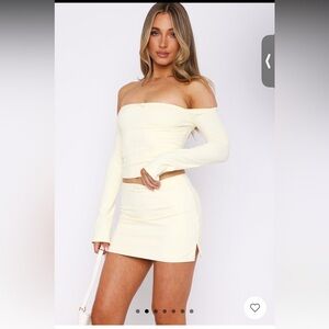 BRAND NEW Garden Party Mini Skirt Butter